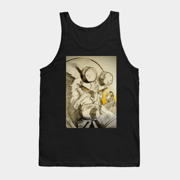 The original Hellboy! Tank Top by Kunst Master Pieces